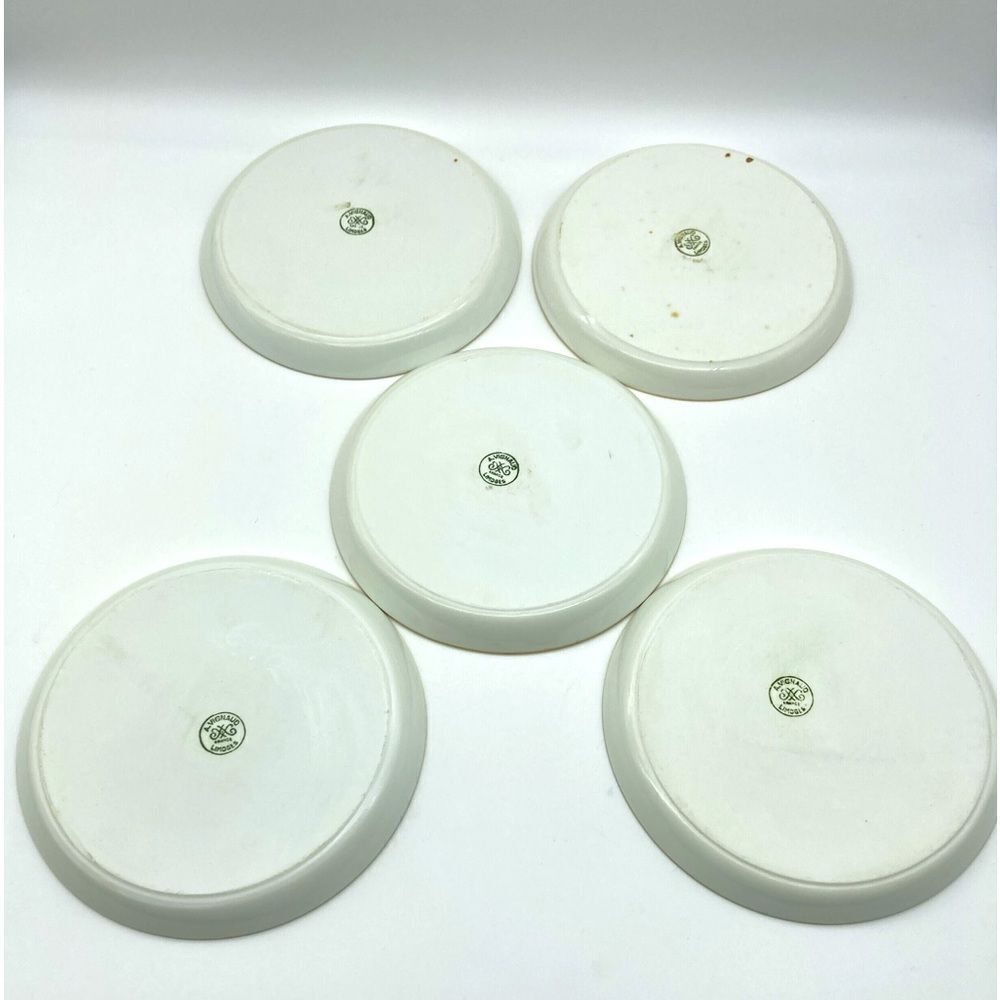 Vignaud Limoges France Set of 5 Plates - Picture 7 of 8